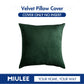 Miulee Velvet Soft Soild Decorative Square Throw Pillow Cover Cushion Case For Sofa Bedroom Car 24 X 24 Inch 60 X 60 Cm