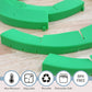 Cornucopia Brands Silicone Pie Crust Shields (4-Pack), Adjustable Pie Protectors, Green