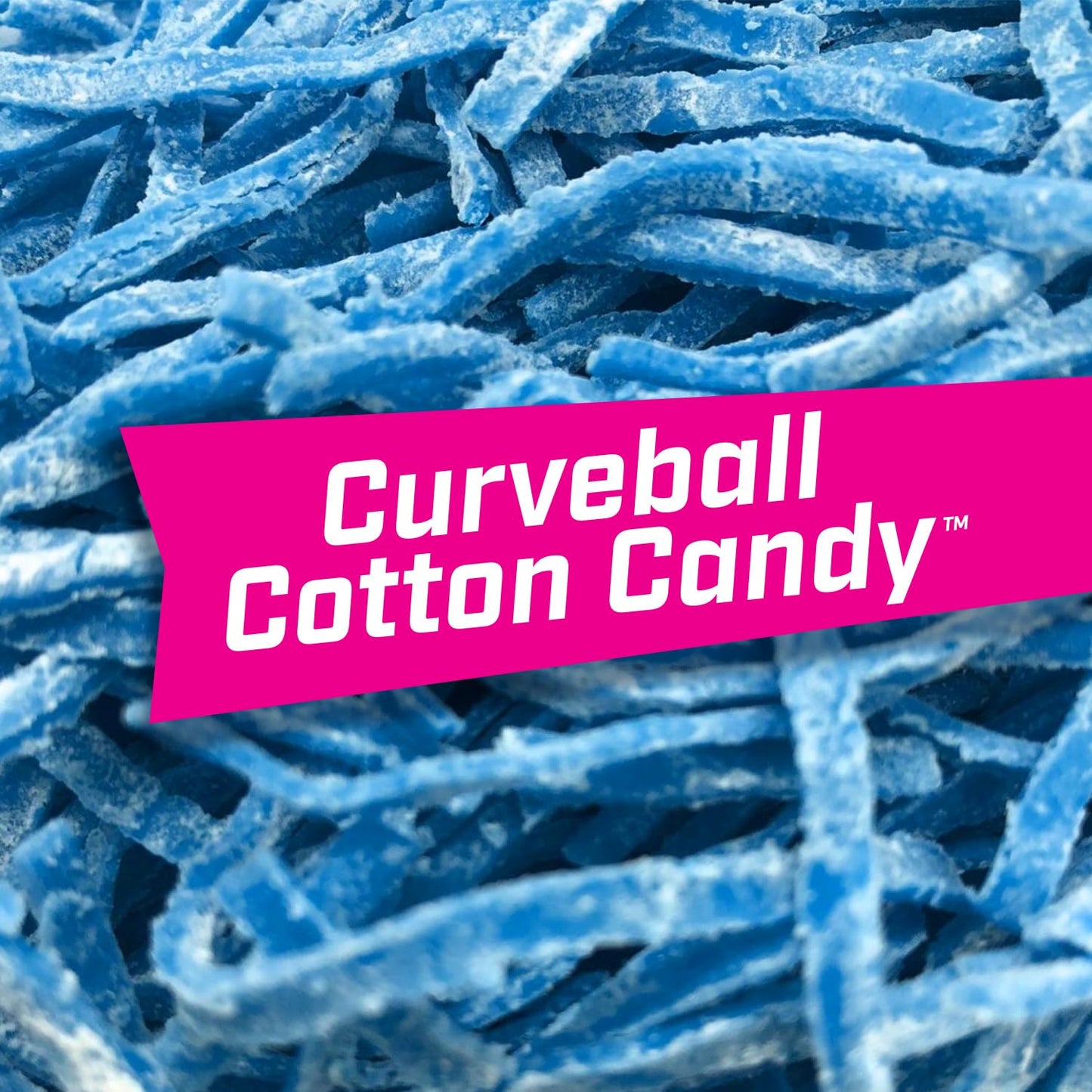 Big League Chew Curveball Cotton Candy Bubble Gum - Tasty Cotton Candy Delight | Ideal for Baseball Games, Teams, Concessions, P