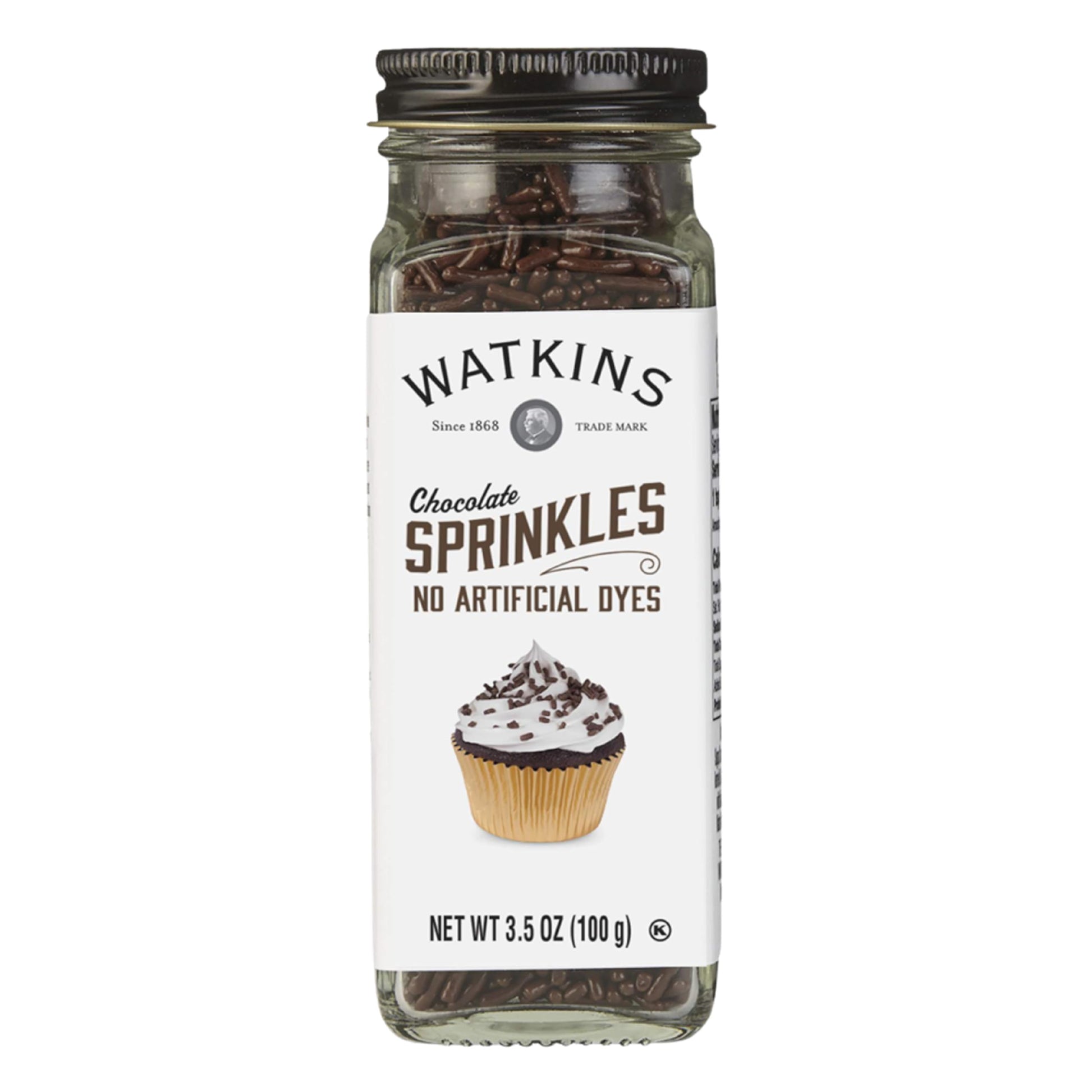 Watkins Chocolate Decorating Sprinkles, 3.5 Ounce, Pack Of 3
