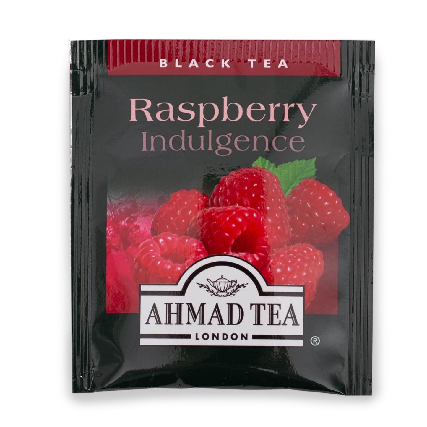 Ahmad Tea Black Tea Raspberry Indulgence, 20 ct (Pack of 6) - Caffeinated, Sugar-Free, Model 952