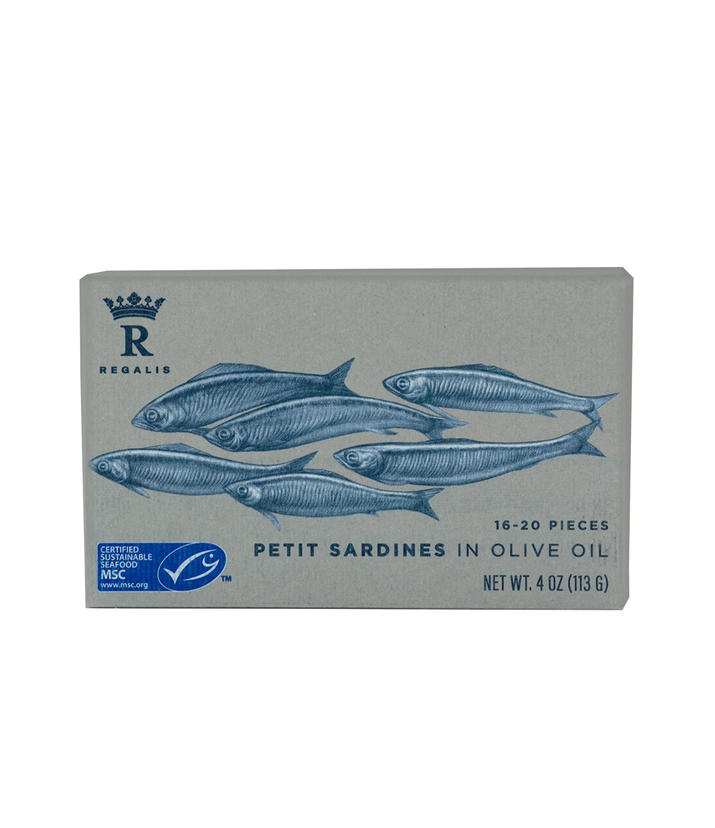 Regalis Foods Petite Sardines in Olive Oil, 4 Oz, Pack of 1