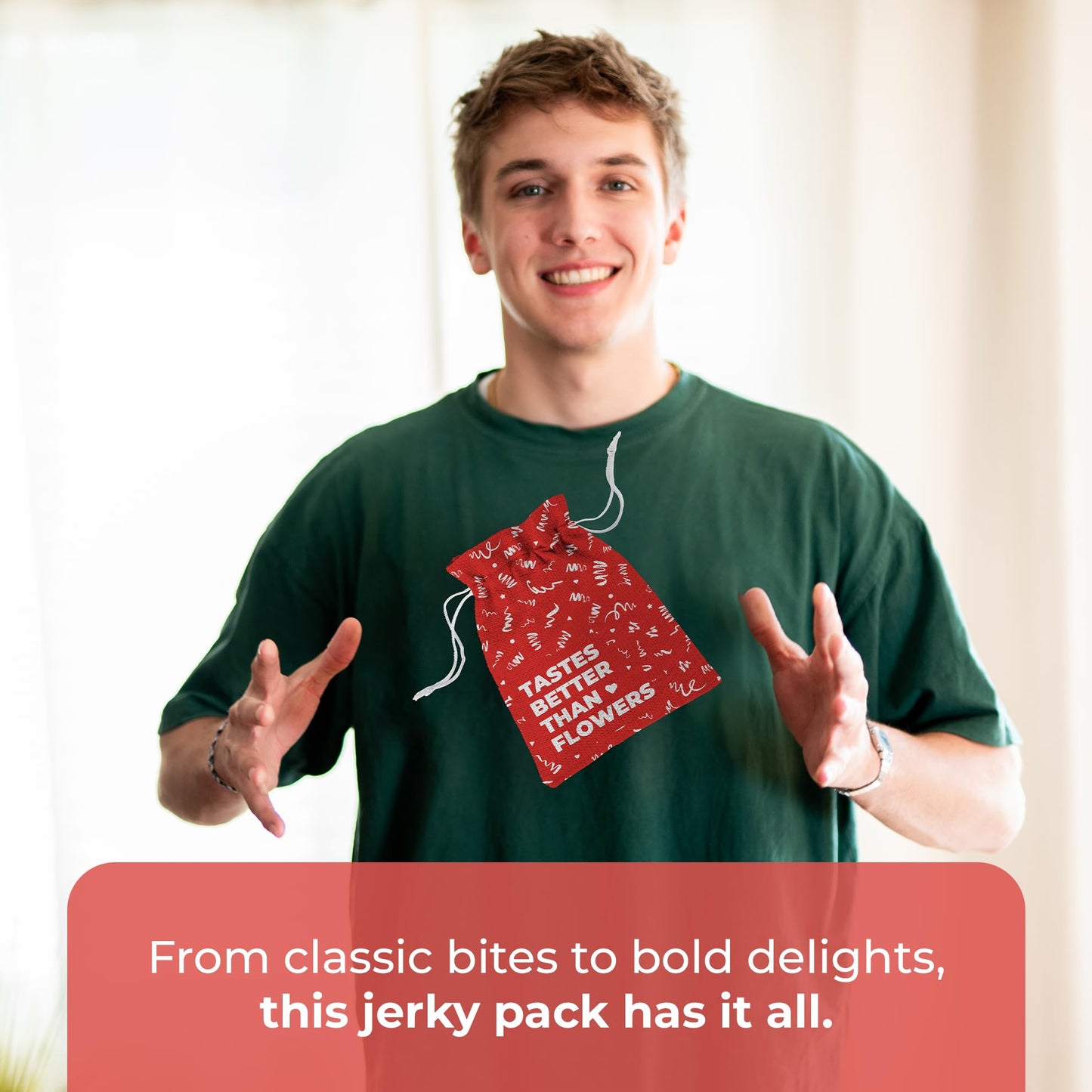 BUNNY · JAMES · Beef Jerky Gift Bag - High-Protein Snack Variety Pack, 5.92 Ounce, Exotic Jerky Gift Bag