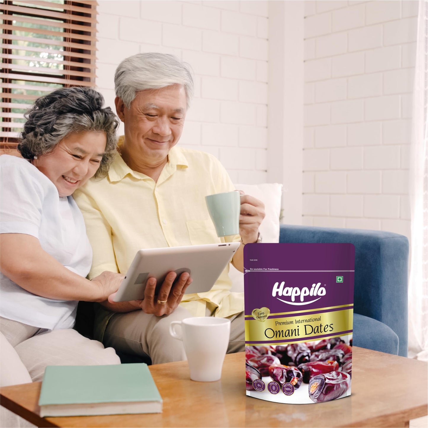 Happilo Enhanced International Omani Dates, 250G