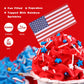 Edible Patriotic Sprinkles Nonpareils Red White and Blue 4th of July for Cake Decorating Baking, Ice Cream, Cookies, Cupcake Top