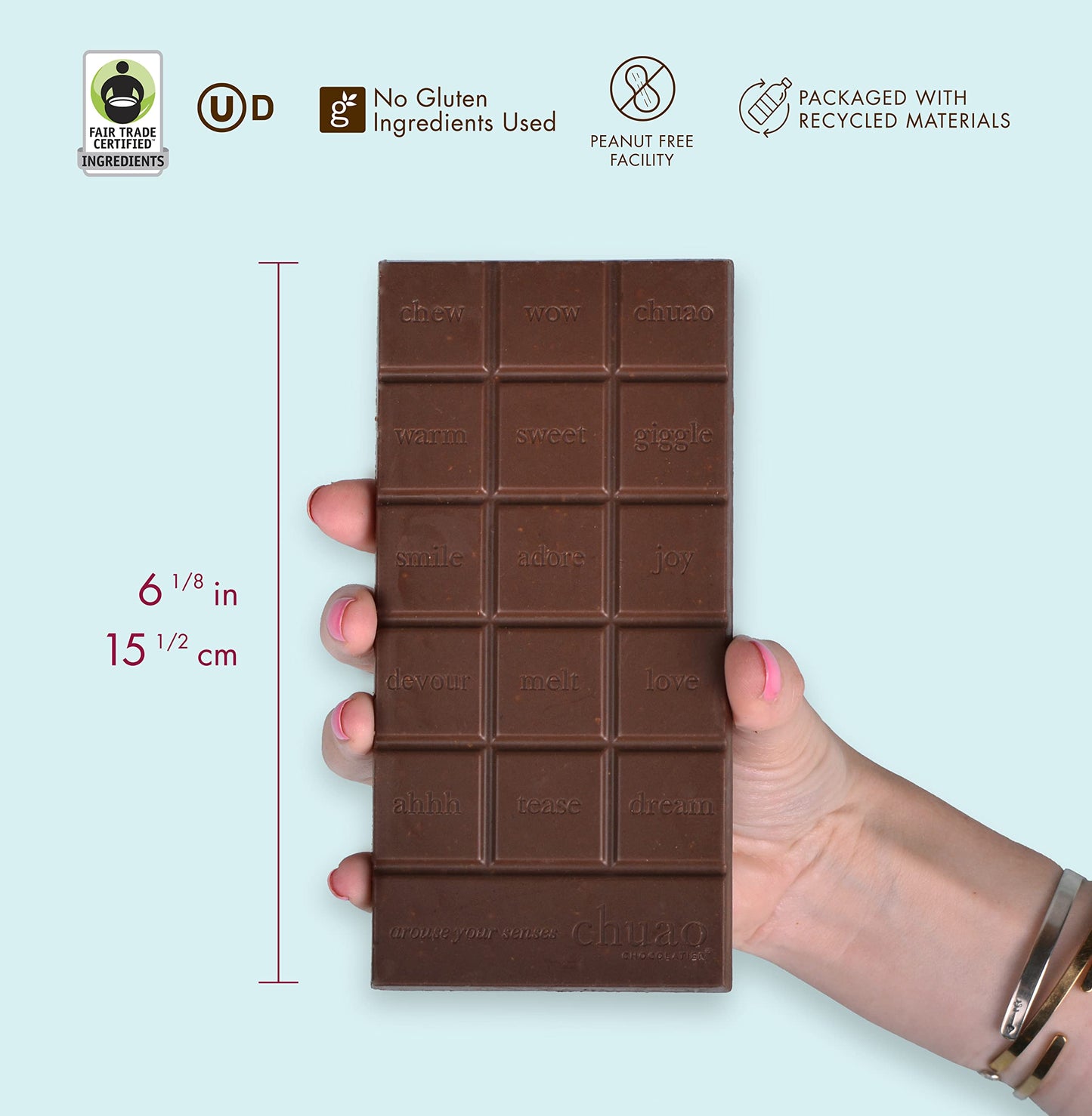 Chuao Chocolatier   Dark Chocolate Bars | Gourmet Chocolate Sea Salt Chipotle Artisan European No Preservatives | For Gift Baskets, Christmas, Valentines Day, Gifts For Women, Men, Birthday, Thank You, Care Package | 12 Ct