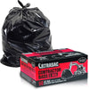 Ultrasac Heavy Duty Contractor Bags (Value 50 Pack/W Ties), 42 Gallon, 32.75'' X 47'' - 3 Mil Thick Large Black Industrial Garba