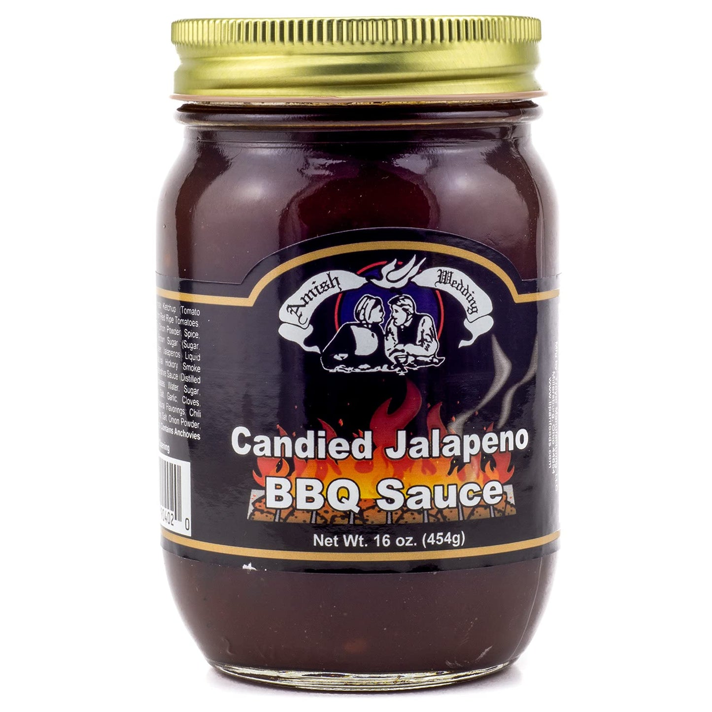 Amish Wedding Candied Jalapeno Bbq Sauce 15 Ounces (Pack Of 2)