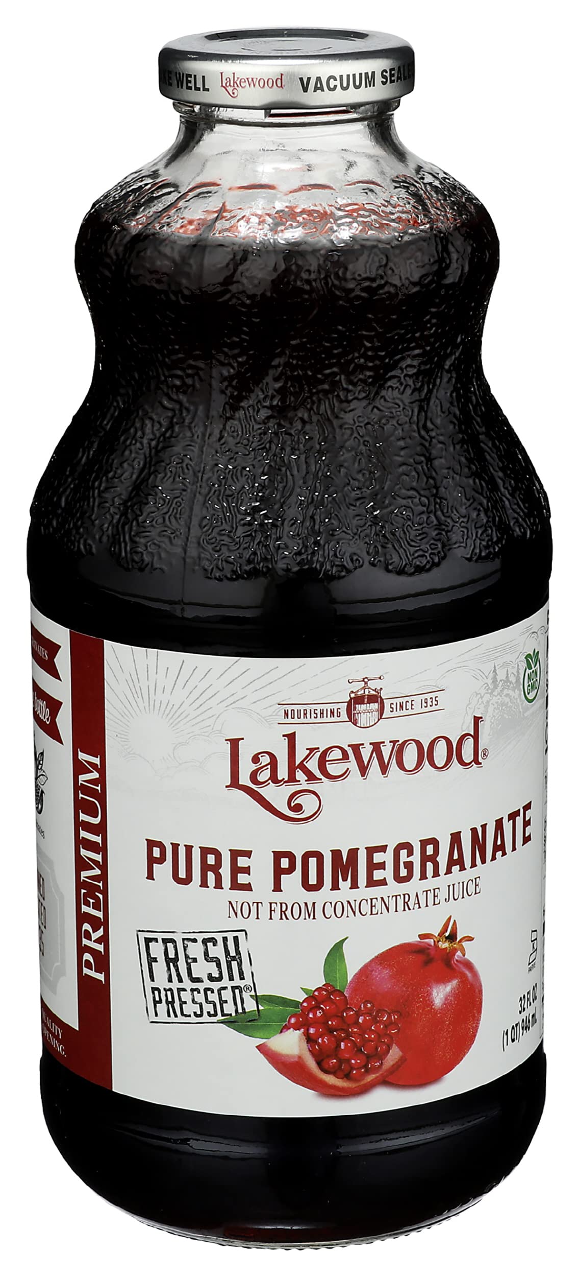 Lakewood, Organic Pomegranate Juice, 32 Fl Oz