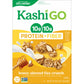 Kashi GO Protein Cereal, 10g Protein, 10g Fiber, Honey Almond Flax Crunch, 17.7oz Box (1 Box).