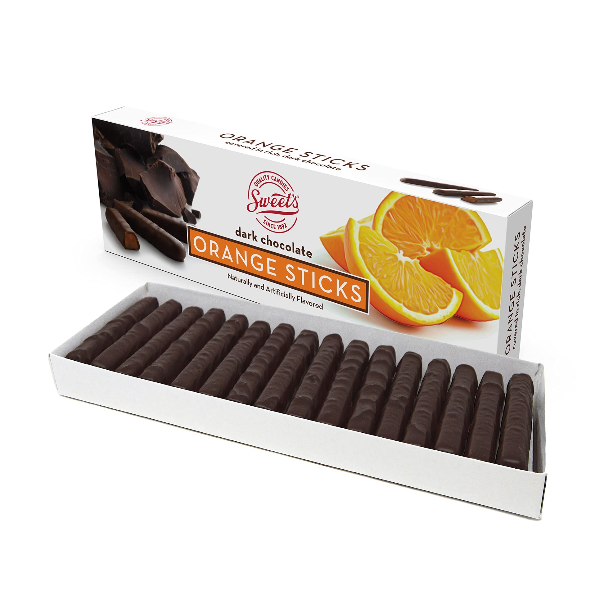 Sweets Dark Chocolate Orange Sticks, 10.5Oz Box