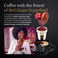 VINIA Coffee Pods - Medium Roast with Red G  Resveratrol, Compatible with K Cups, 30 Count