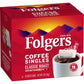 Folgers Coffee Singles Classic Roast Medium Roast Coffee, 19 Count (Pack of 12)