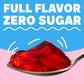 Jell-O Strawberry Artificially Flavored Zero Sugar Ready-to-Eat Gelatin Snack Cups, 4 ct Cups
