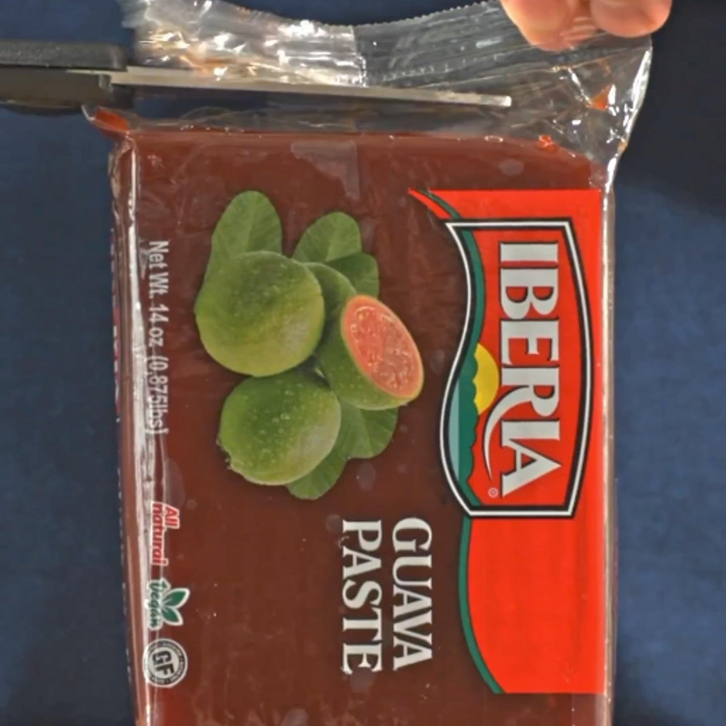 Iberia Guava Paste, 14 oz, All Natural, Vegan, Gluten Free, Halal, Kosher Guava Paste for Snacks, Cooking, Baking (Pack of 2)