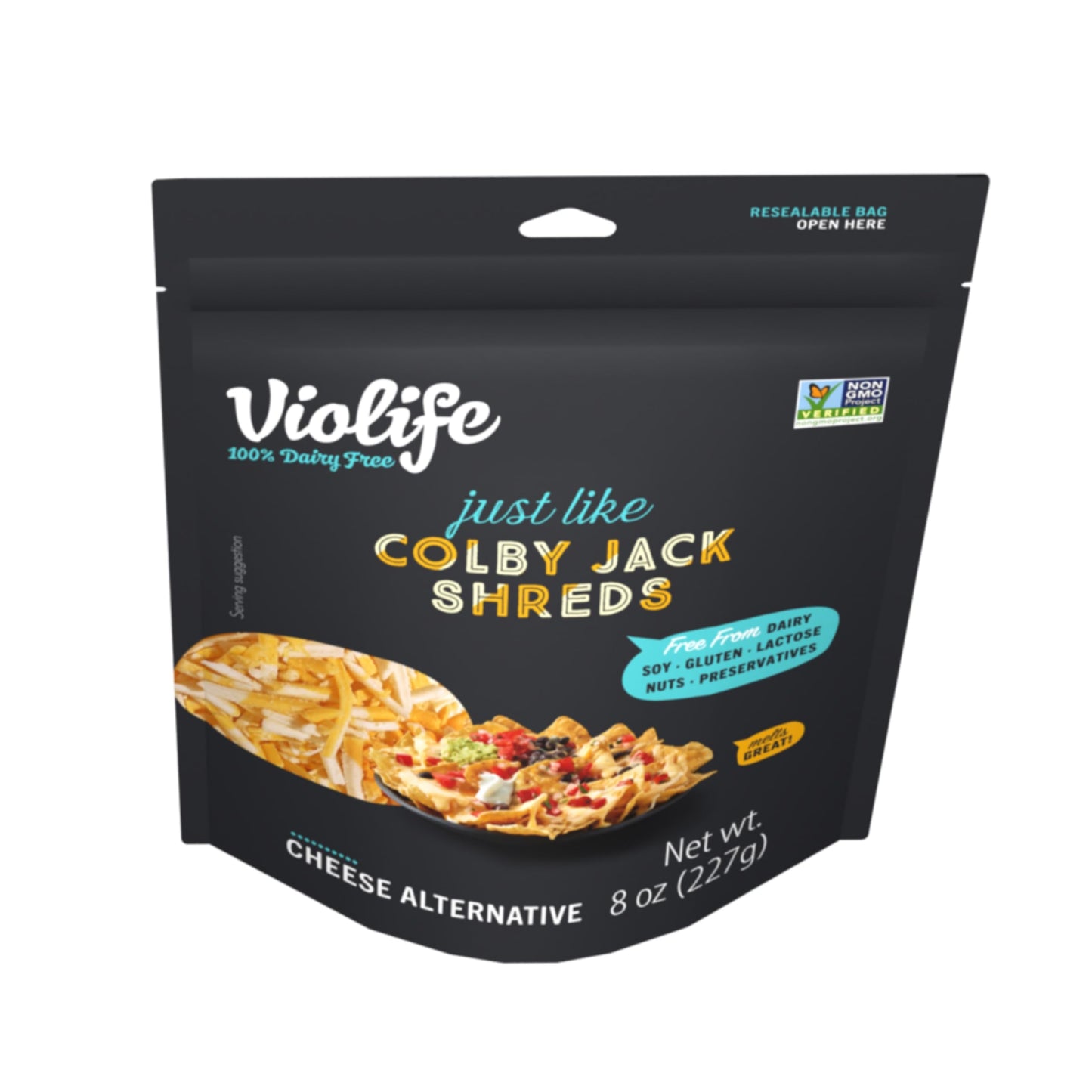 VIOlife Just Like Colby Jack Shreds, 8 Oz Bag, 8 Oz