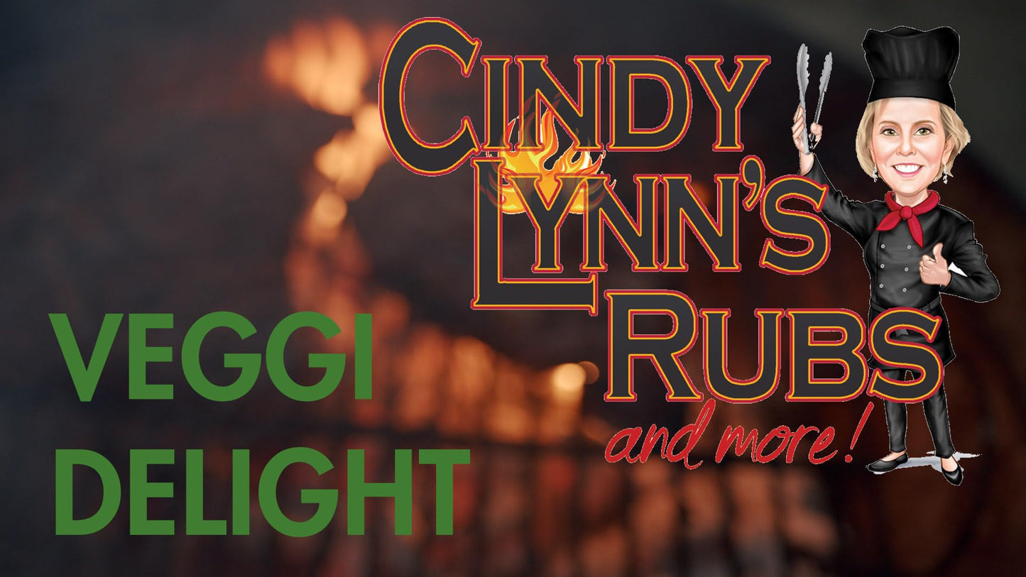 Cindy Lynns Veggie Delight Rub And Seasoning, 5.8 Oz (Pack Of 1), Use As Rub On Grilled Vegetables, Spice Rub For Grilling, Vegg