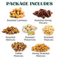 Simple Orchards Gourmet Nuts Gift Basket - Large Family Pack - Freshly Roasted Nuts - Green Box