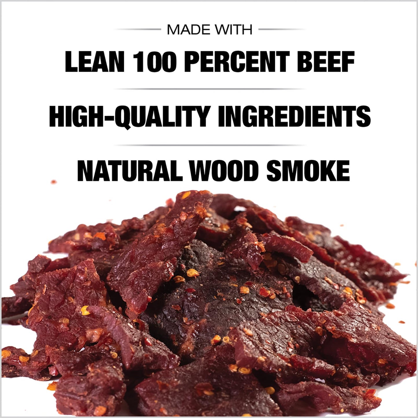 Old Trapper Beef Jerky, Hot & Spicy 1/4-Pound Individual Package, Savory And Spicy Meat Snacks For Lunches Or Between Meals, 11