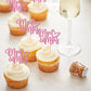 36 Pcs Mr & Mrs Cupcake Toppers With Love Heart Wedding Engagement Cupcake Picks For Bridal Shower Engagement Theme Party Cake D