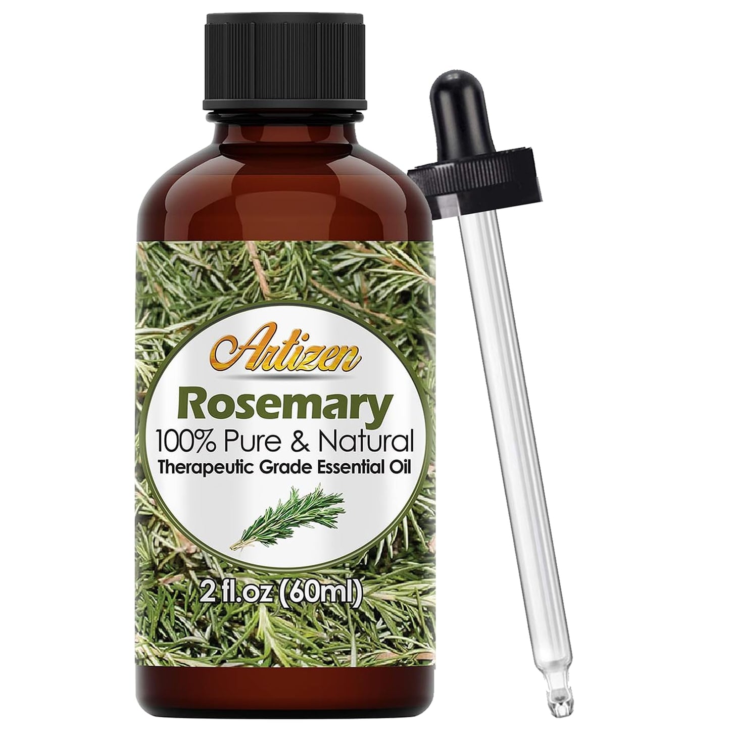 Artizen 2Oz Oils - Rosemary Essential Oil - 2 Fluid Ounces