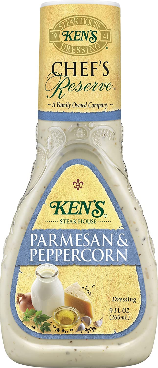 Ken'S Steak House Chef'S Reserve Parmesan Peppercorn Dressing 9 Oz (Pack Of 2)