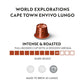 Nespresso Original Line Coffee Pods, Cape Town Envivo Lungo, Dark Roast, 50 Count, Model COMINHKG128850