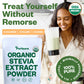 All Natural Organic Stevia Powder 125G (846 Servings) Highly Concentrated Pure Extract No Fillers Additives Or Artificial Ingred