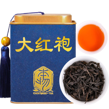 XIXICHA Dahongpao Oolong Tea Grade AAA (Super Grade) Floral Dahongpao 4.23oz (120g) China Wuyi Mountain Flower Fragrance Big Red
