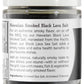 Viva Doria Hawaiian Smoked Black Lava Sea Salt, Fine Grain, 5 Oz Glass Jar