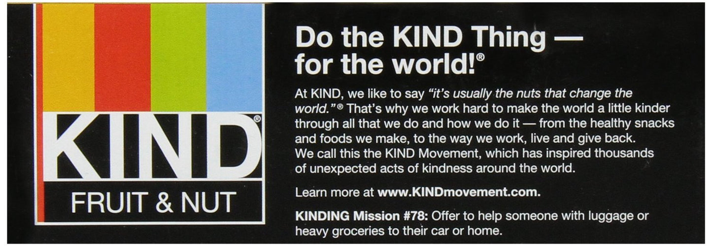 Kind Bars, Blueberry Vanilla Cashew, Healthy Snacks, Gluten Free, 5G Protein, 12 Count