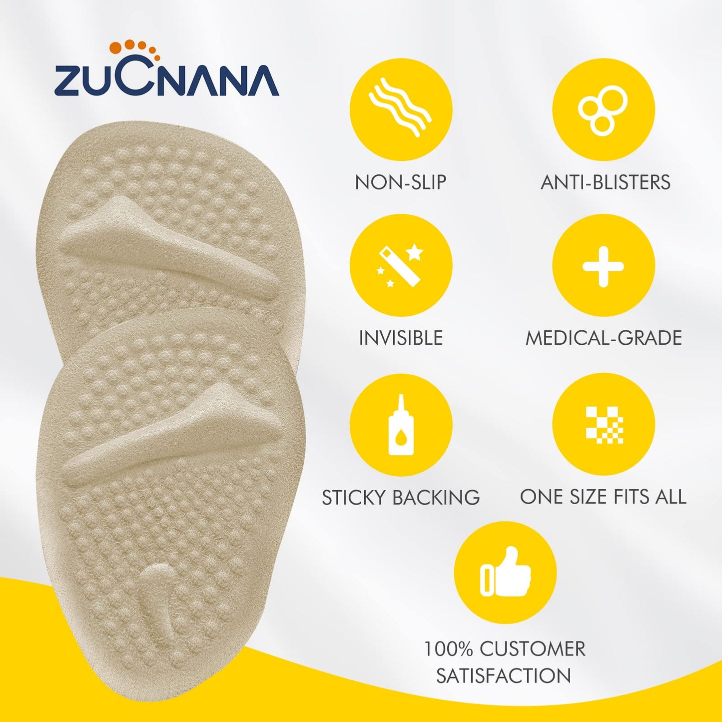 Metatarsal Pads | 2 Pairs High Heel Inserts | Soft Gel Shoe Inserts For Women | Reusable Ball Of Foot Cushions For Women Foot Pa