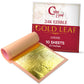 Edible Gold Leaf 24K by Cakebon - Cake Decorations, Loose Gold Leaf Sheets - 3.1 inches, 10 Gold Foil Sheets