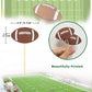 24Pcs Glitter Football Cupcake Toppers For Football Party Decorations, Football Player Cupcake Toppers - Football Theme Cake Top