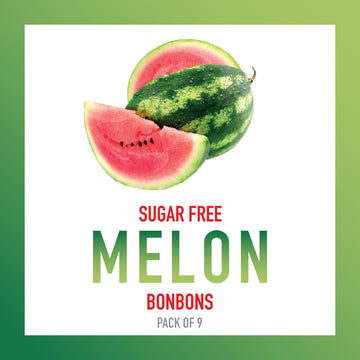 Swiss Imports Sugar Free Bonbons Hard Candy Drops, Watermelon, 1.4 Oz/40G Box, 9 Pack