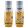 SodaStream Diet Ginger Ale, 2 Pack, 440ml (14.8 Fl Oz) - Carbonated Beverage Mixer