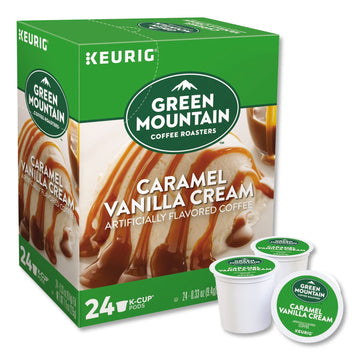 Green Mountain Coffee Roasters 6700Ct Caramel Vanilla Cream Coffee K-Cups, 96/Carton