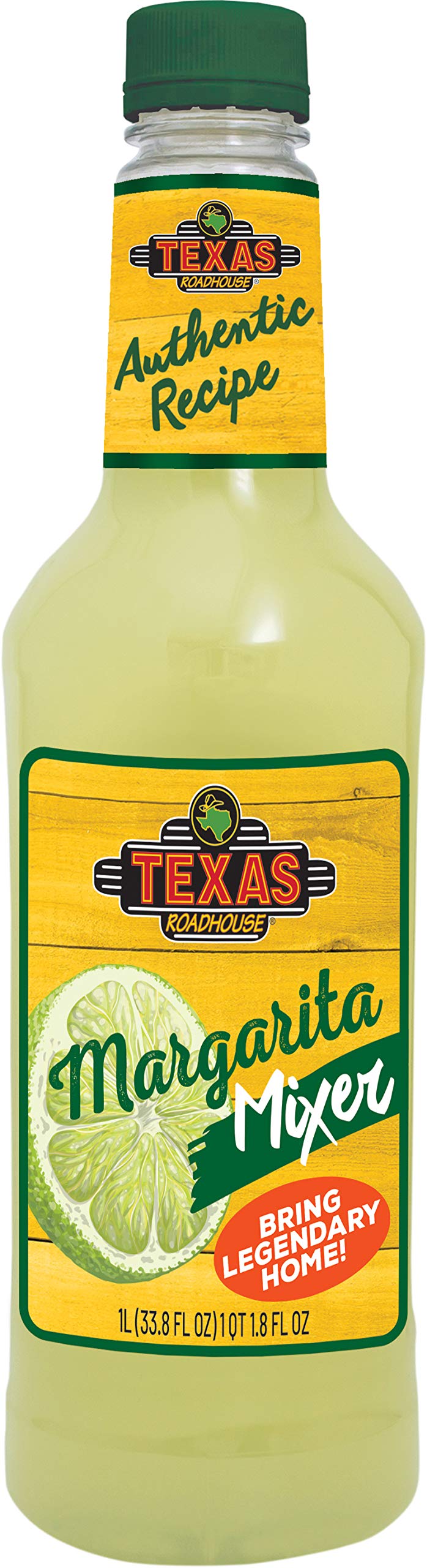 Texas Roadhouse Margarita Drink Mix, Ready to Use, 1 Liter Bottle (33.8 Fl Oz)