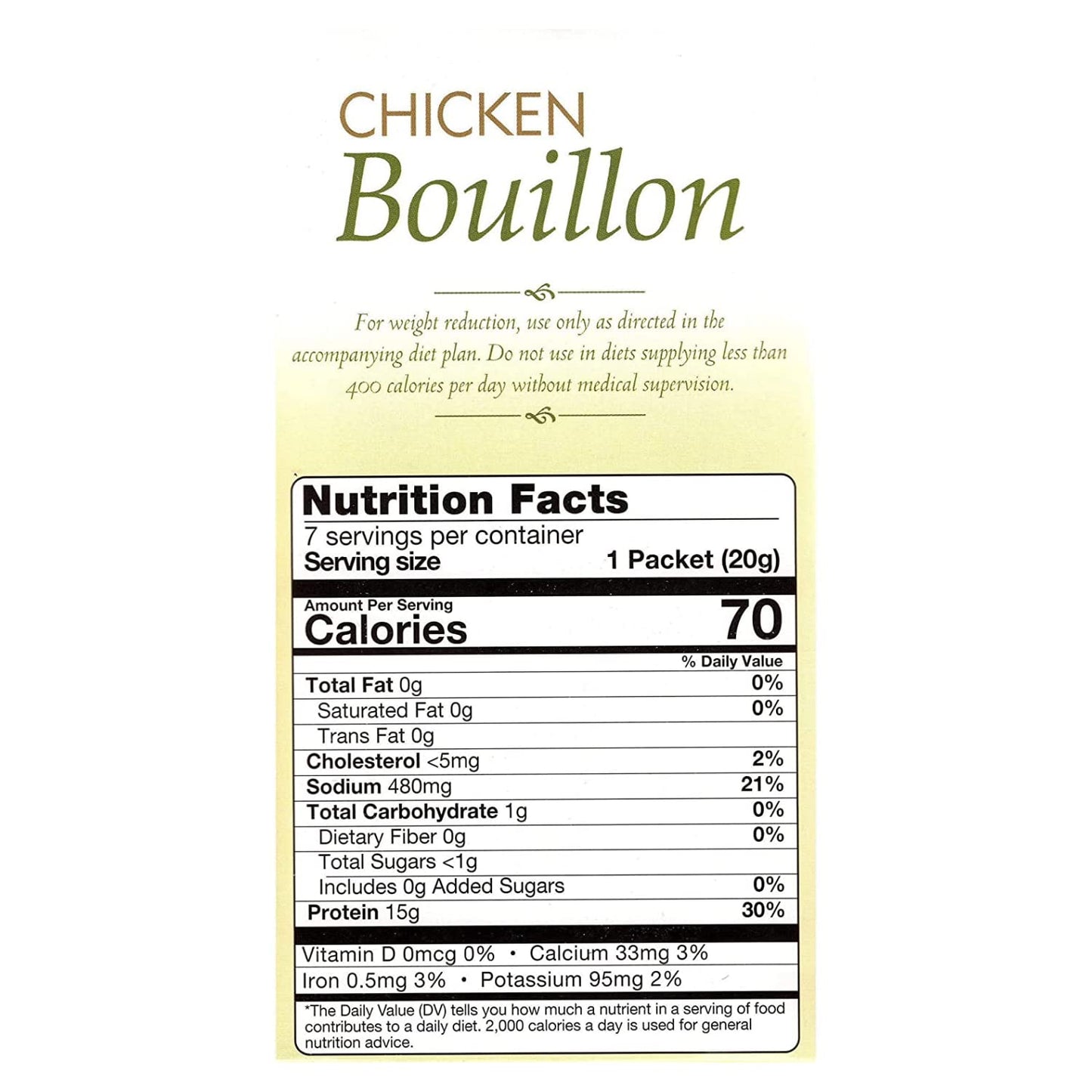 Fitwise - High Protein Soup, 15G Protein, Low Calorie, Low Fat, Low Carb, Ideal Protein Compatible, 7 Servings Per Box (Chicken