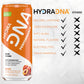 HYDRADNA Clean Performance Drink, Zero Sugar, 120 mg Organic Caffeine, 12 Fl Oz, Pack of 12, Peach Flavor