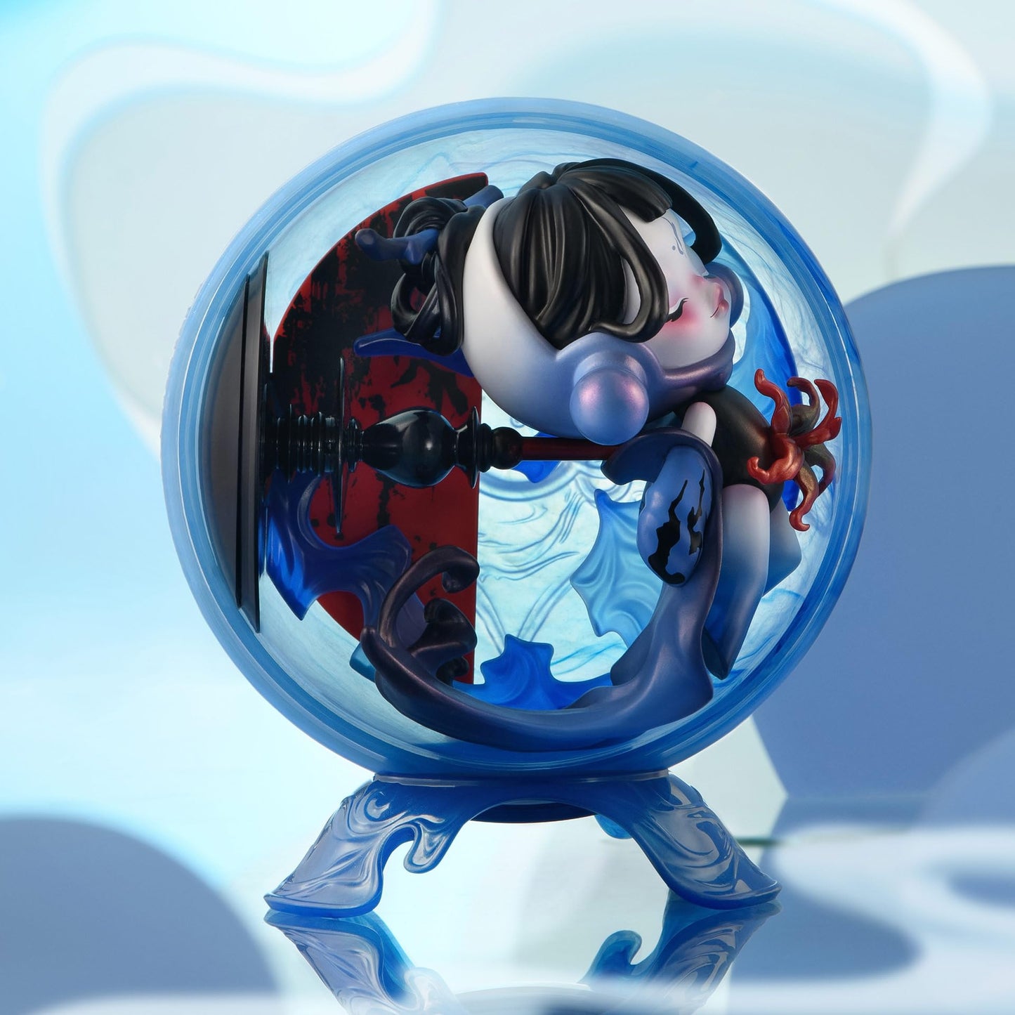 Pop Mart Skullpanda The Mirage Series Figures Blind Box Figures, Random Design Mystery Toys For Modern Home Decor, Collectible Toy Set For Desk Accessories, Single Box