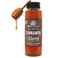 Honey Feast Organic Cinnamon Honey - Raw & Cold Packed - 12 Ounces - Small Batch Beekeeper Honey