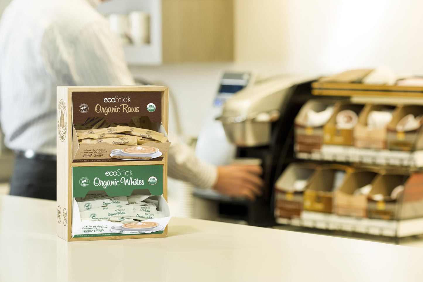 Ecostick Sweetener Packets | Organic White | 2000 Count | Sustainably Harvested