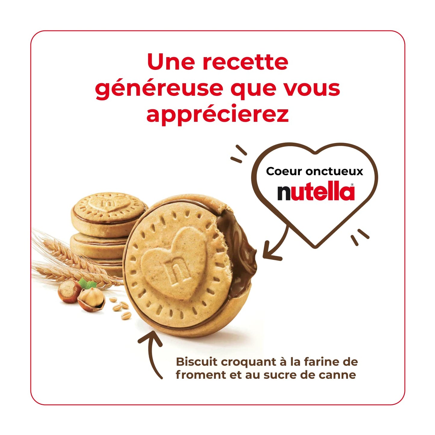 Nutella Biscuits (Box of 2, Pack of 56)
