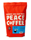 Peace Coffee French Roast | 5 lb Whole Bean Dark Roast | Organic Fair Trade | Soft, Gentle Flavor | Shade Grown, Fresh Roasted