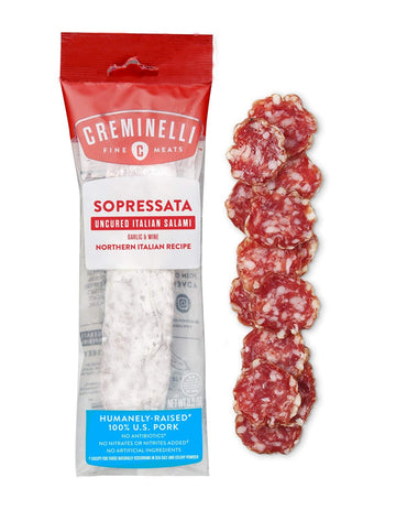Creminelli Sopressata - Italian Artisan Handcrafted Fine Meats, 5.5 Ounce