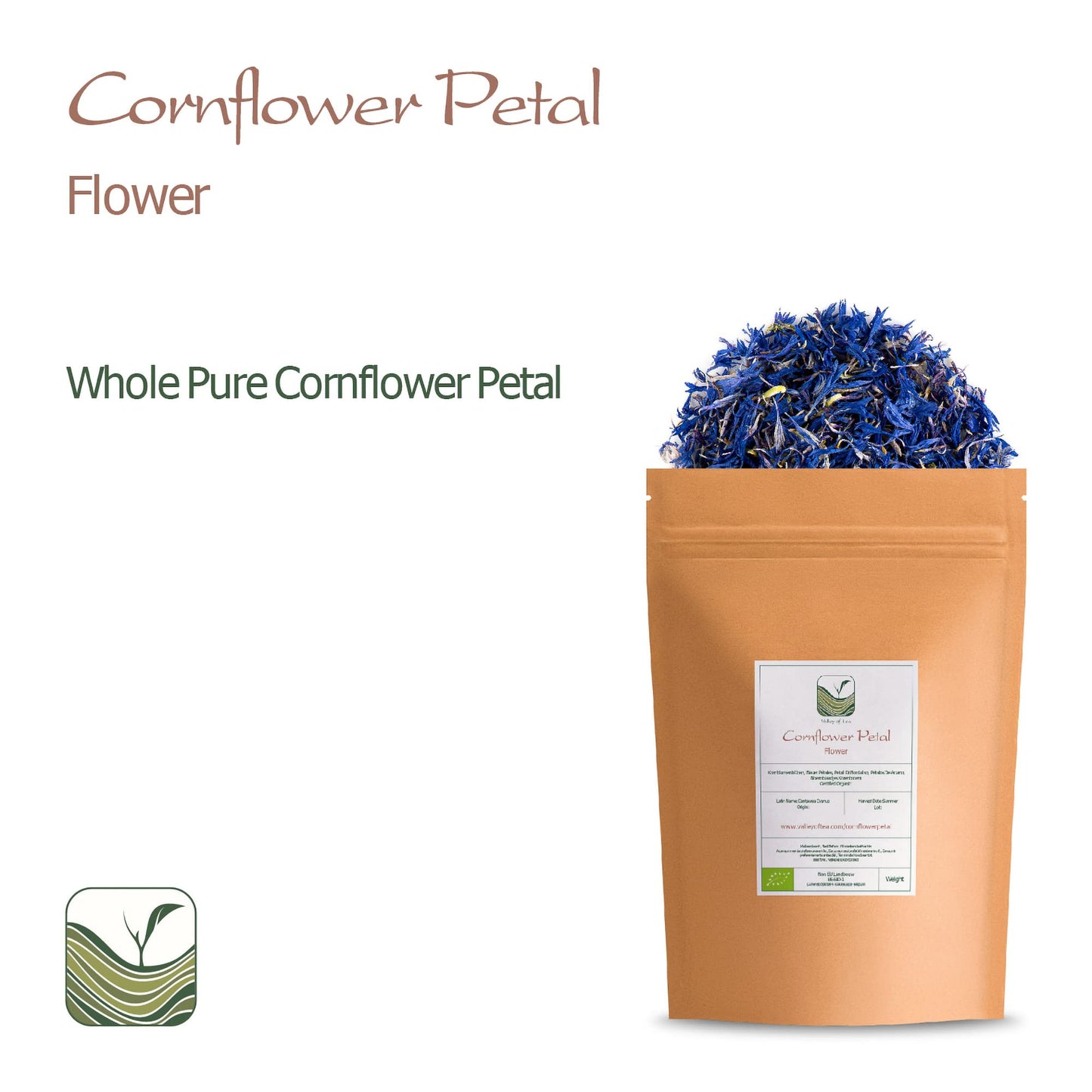 Cornflower Petals Dried Blue Tea - Blue Cornflower Petals - Corn Flower Petals Cornflowers