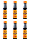 Mexico Lindo Picante Negra Hot Sauce | Light & Spicy | 8,400 Scoville Level | Great With Asian Food, Seafood & Meat | 5 Fl Oz Bottle (Pack Of 6)