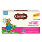 Celestial Seasonings SheWell Raspberry Leaf Wellness Tea  Caffeine Free  16 Tea Bags Box