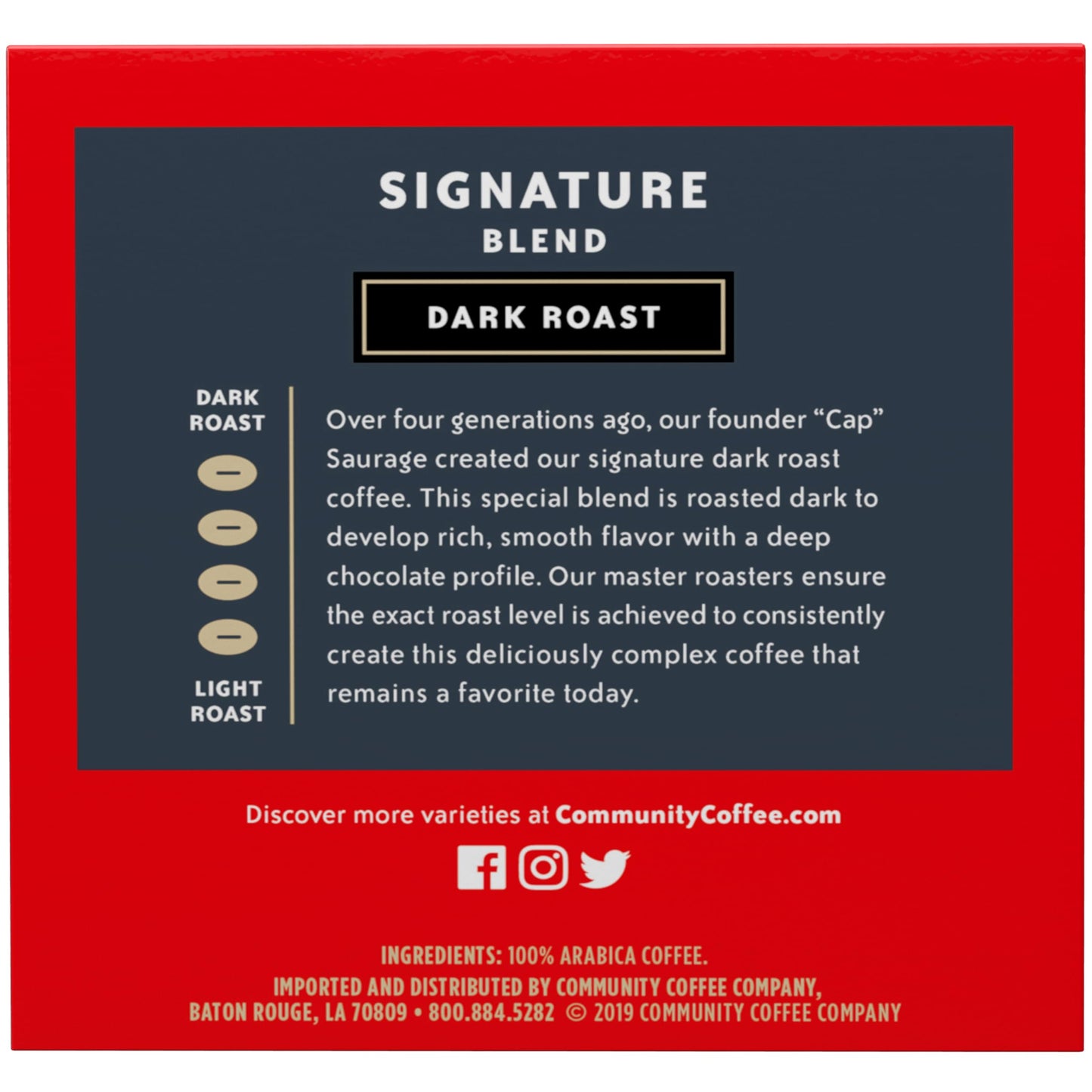 Community Coffee Signature Blend, Dark Roast Coffee Pods, Compatible With Keurig 2.0 K-Cup Malt-Inspired, 36 Count (Pack Of 1)